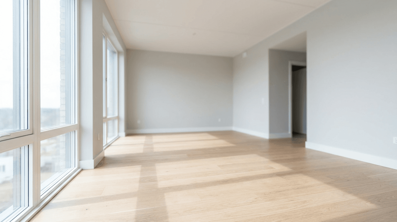 Basement space cleared and ready